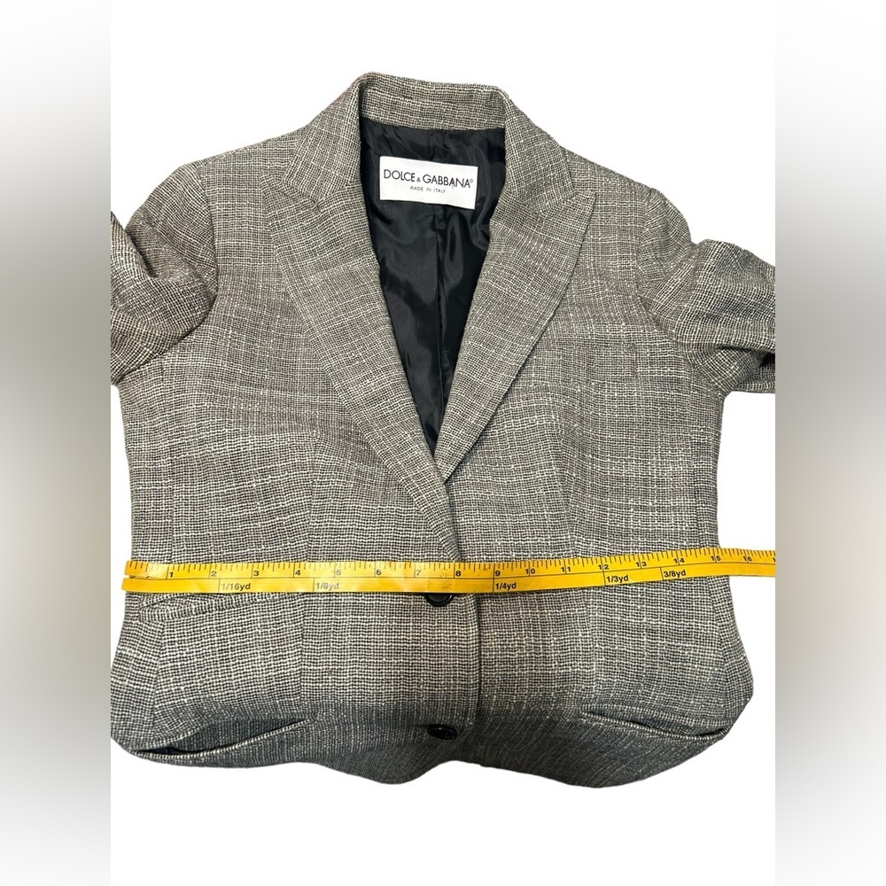 Dolce & Gabbana tweed Suit / D&G women’s skirt jacket suit/ 2 pc suit / Sz 42 - Picture 12 of 17